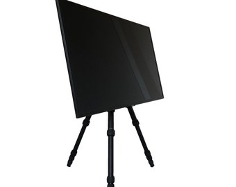 Monitor stand | A screen in each room | At the right height.
