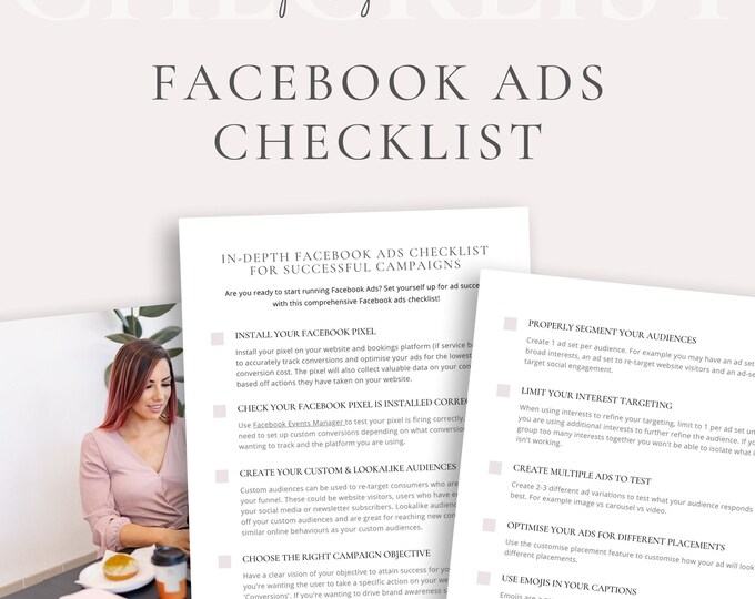 In-depth Facebook Ads Checklist for Successful Campaigns - Etsy
