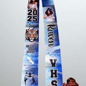 Custom Graduation Stole | Custom Photo Stole |