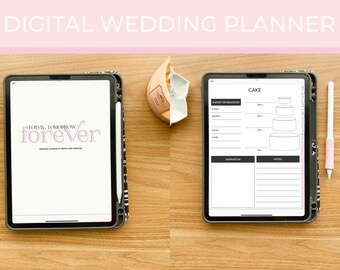 Digital Wedding Planner | iPad | GoodNotes | Memory Planner | Engagement | Marriage | Planning | Wedding Book | Scrapbook | GoodNotes | Xodo