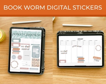 Digital Stickers | Reading Stickers | GoodNotes Elements | Book Stickers | iPad Stickers | iPad | Planner Stickers | Digital Planner