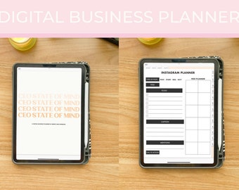 Digital Business Planner | iPad Planner | Small business | Social Media | Product Planner | GoodNotes | Inventory | Marketing | Zoomnotes |