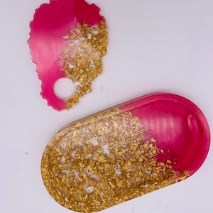 Oval Tray & Cosmetic/Nail Art Mixing Palette Combo!