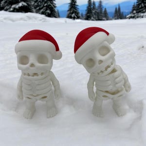 Nikolaus Skelett Flexi | 3D Modell | Weihnachten | Fidget