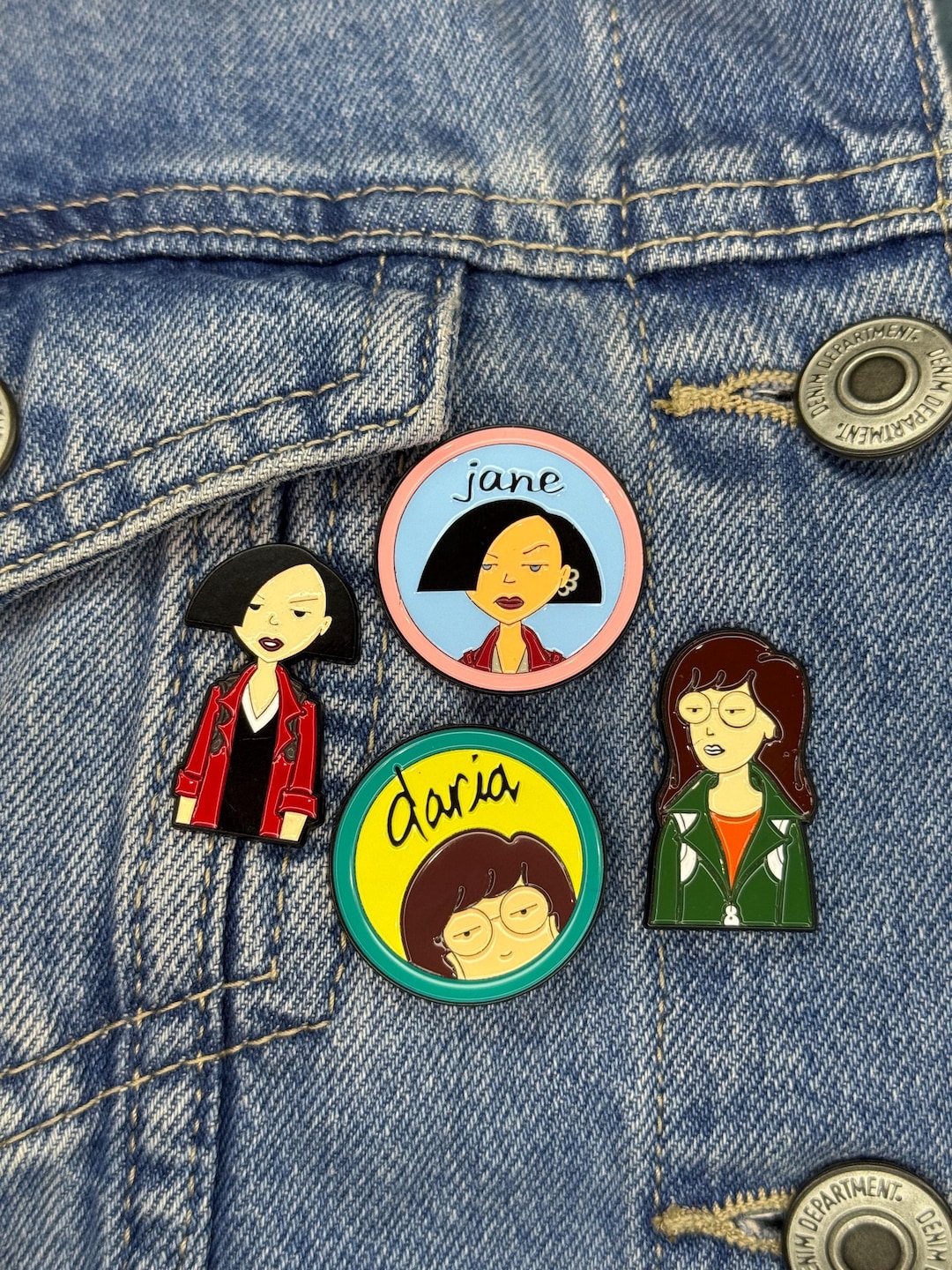 Daria | Jane | TV Show | Enamel Pins | Magnet Converter - Etsy Australia