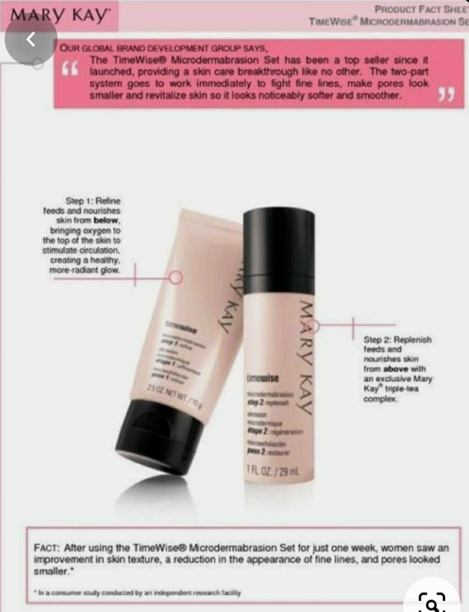 Conjunto de microdermabrasión En el tiempo exfoliante Mary Kay Etsy