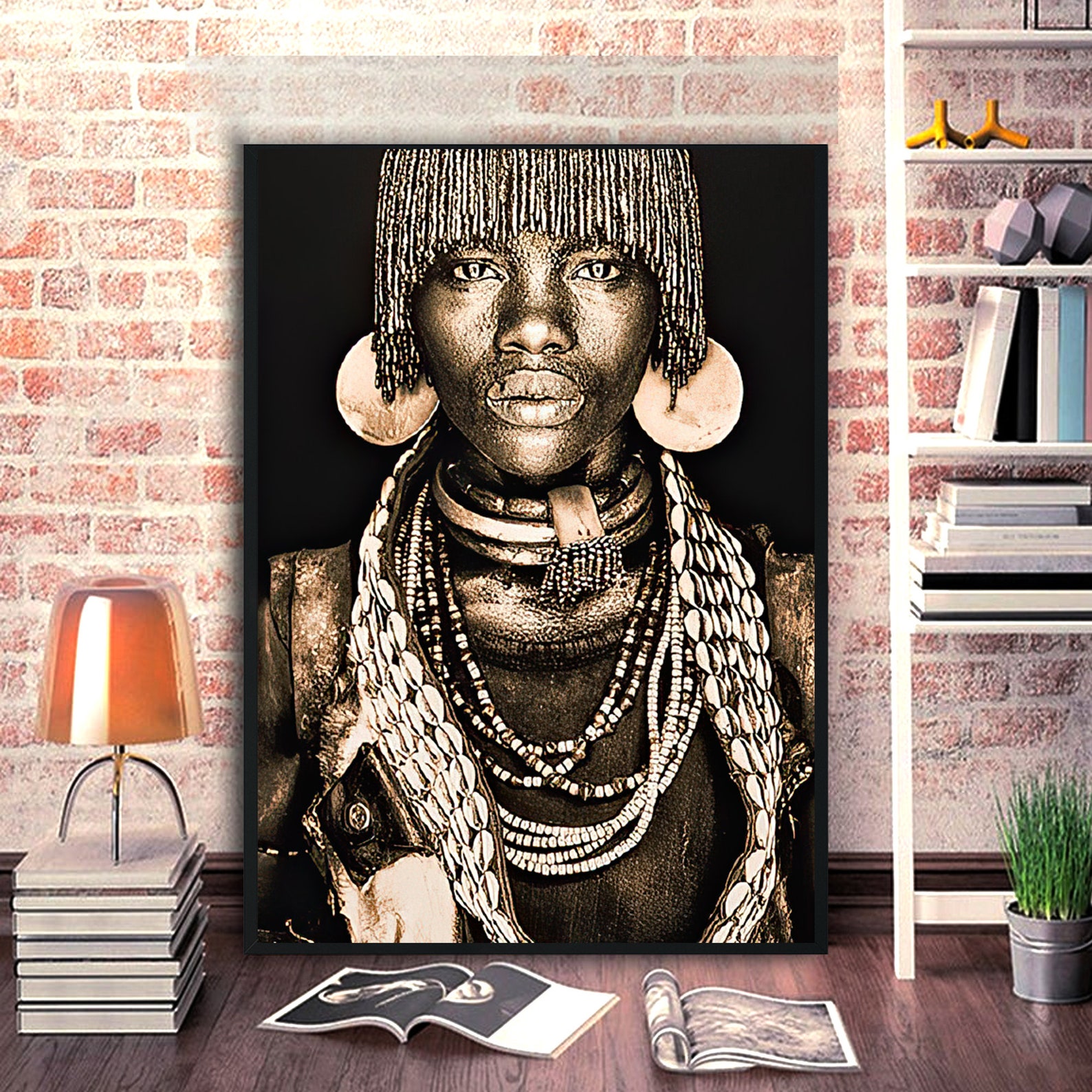 African American Wall Art Black Man Pride Canvas Art Black Etsy