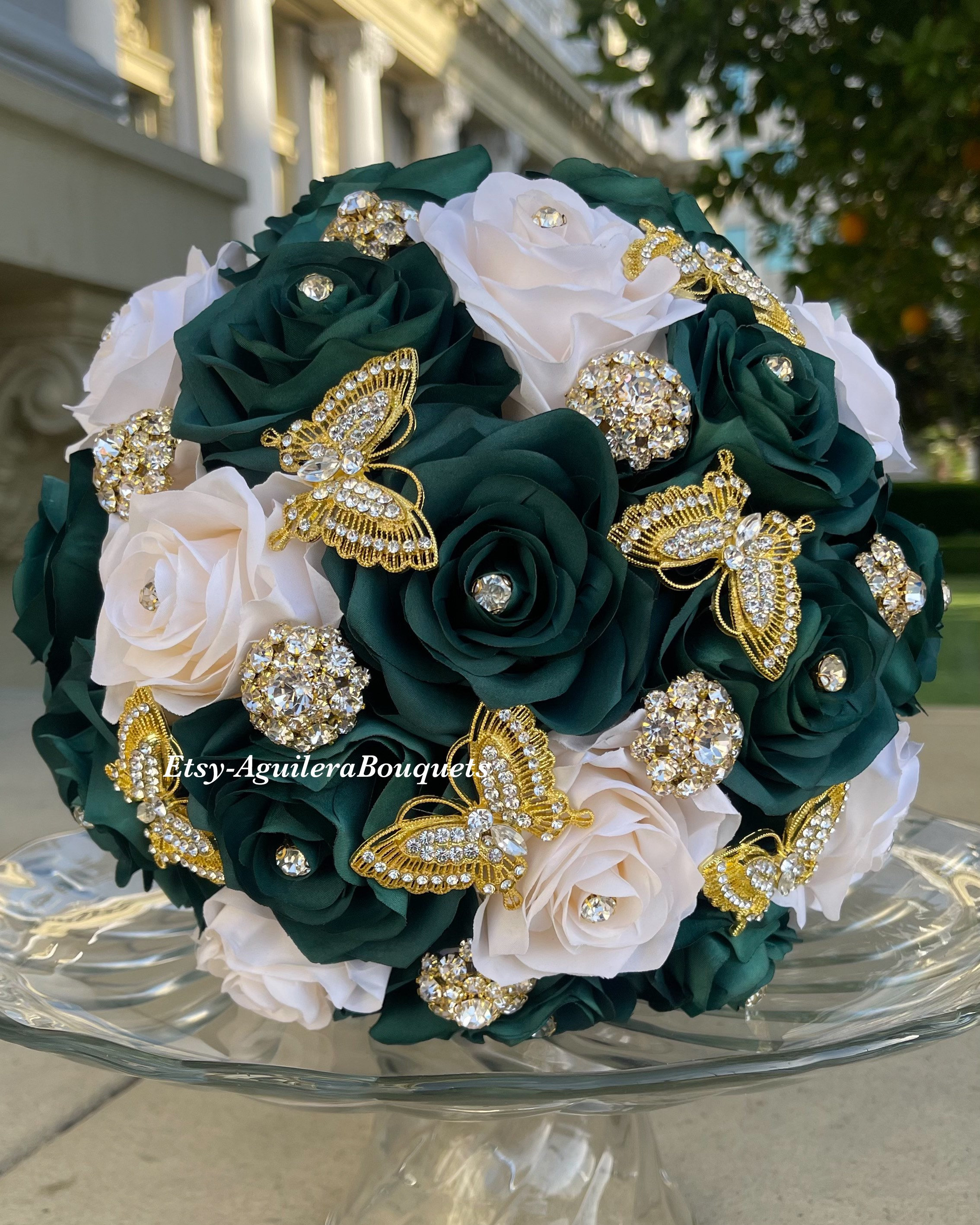 Emerald Green Wedding Bouquets dark-green-color-palette-with-muted-gold-bedroom-color-schemes