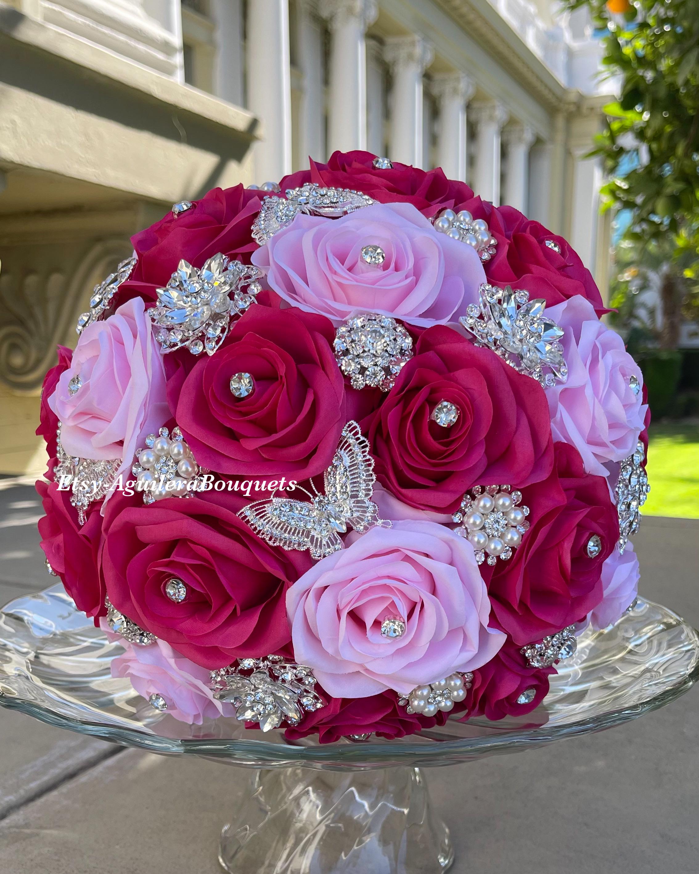 Pink Prom Bouquet - Etsy