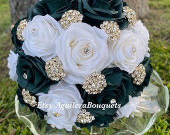 Emerald Bouquet Etsy