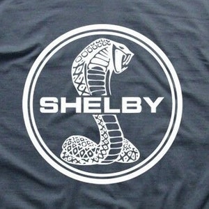 Shelby Cobra muscle car GT350 mustang gift for Dad grey tshirt 9221