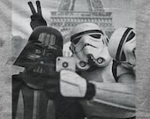 Star Wars Stormtrooper Darth Vader Selfie Pyramids Egypt Cotton T