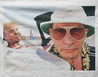 Trump Putin Fear and Loathing in Las Vegas printed t-shirt 9062