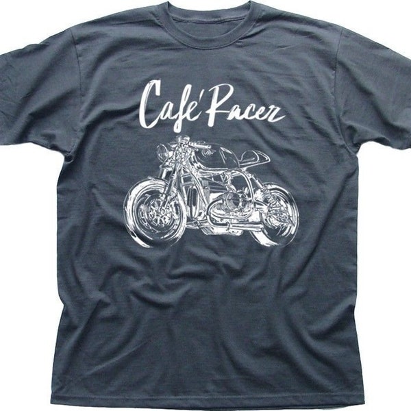 T-shirt moto boxer airhead Cafe Racer rt11200 r80 gris 9169