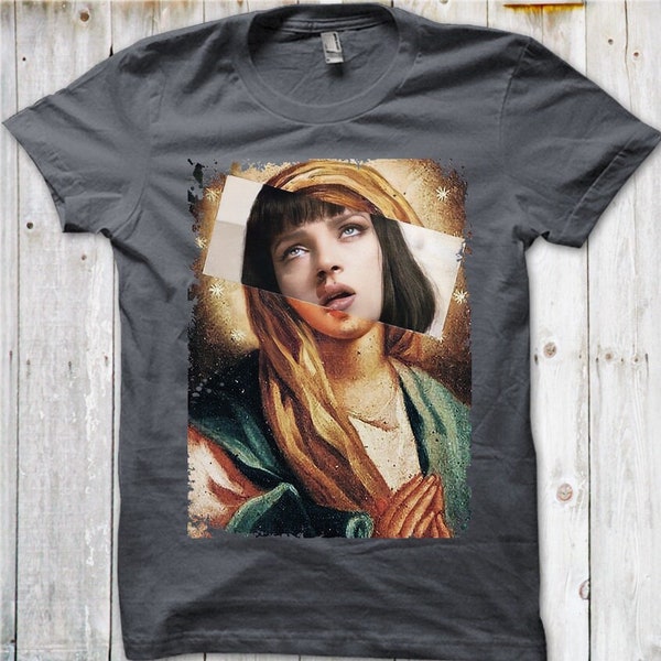 Pulp Fiction MIA Wallace Madonna camiseta estampada 9081