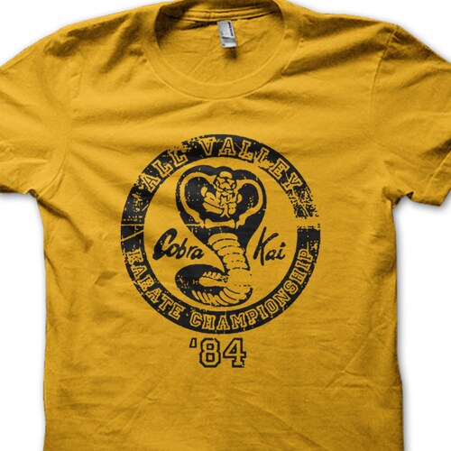 Cobra Kai Men Graphic T-Shirts No Mercy Karate Kid Merchandise Retro Tops Tees E - Foto 8