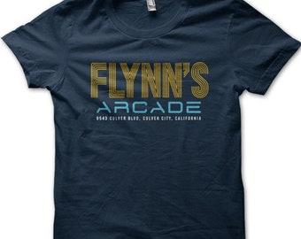 Flynn's Arcade TRON TBL Jeff Bridges printed t-shirt 9048