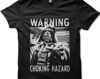 Darth Vader Chocking Hazard printed t-shirt 9345