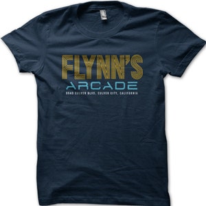 Flynn's Arcade TRON TBL Jeff Bridges printed t-shirt 9048