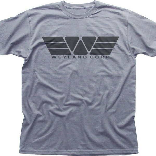 WEYLAND Corporation Corp Yutani ALIENS PROMETHEUS heather grey t-shirt 9868