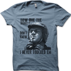 Wie sind die Bremsen The Great Escape Cooler King Biker bedrucktes T-Shirt 9104