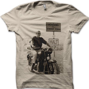 T-shirt imprimé moto vintage motard classique The Great Escape 9056 image 1