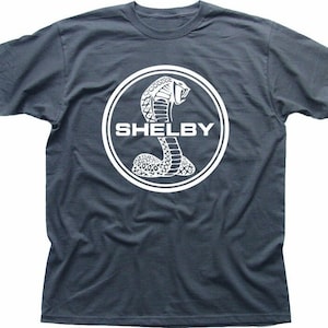 Shelby Cobra muscle car GT350 mustang gift for Dad grey tshirt 9221