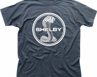 Shelby Cobra muscle car GT350 mustang gift for Dad grey tshirt 9221