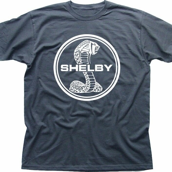 Shelby Cobra muscle car GT350 mustang cadeau pour papa tshirt gris 9221