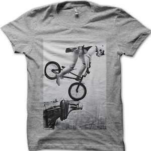 Camiseta de algodón con acrobacias de Stormtrooper BMX y gárgola del Edificio Chrysler 9778