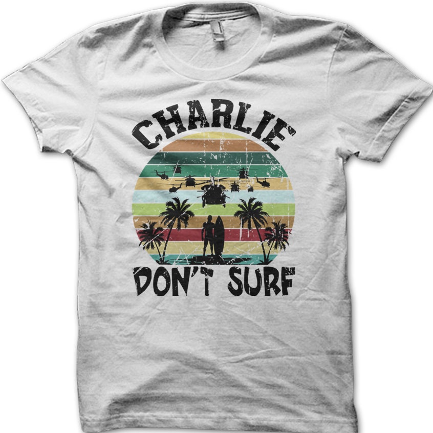 T-shirt Apocalypse Now - Charlie Don't Surf - Coton 100% - Couleurs Multiples