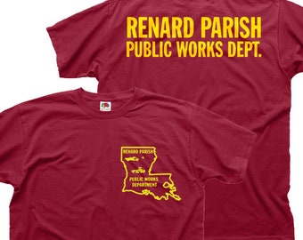 TRUE BLOOD Renard Parish Public Works Vampire Jason Eric T-shirt 9783