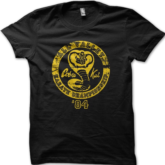 Cobra Kai Karate Kid Championship 80's vintage printed t-shirt 9006 Cobra Kai Karate Kid Championship 80's vintage printed t-shirt 9006