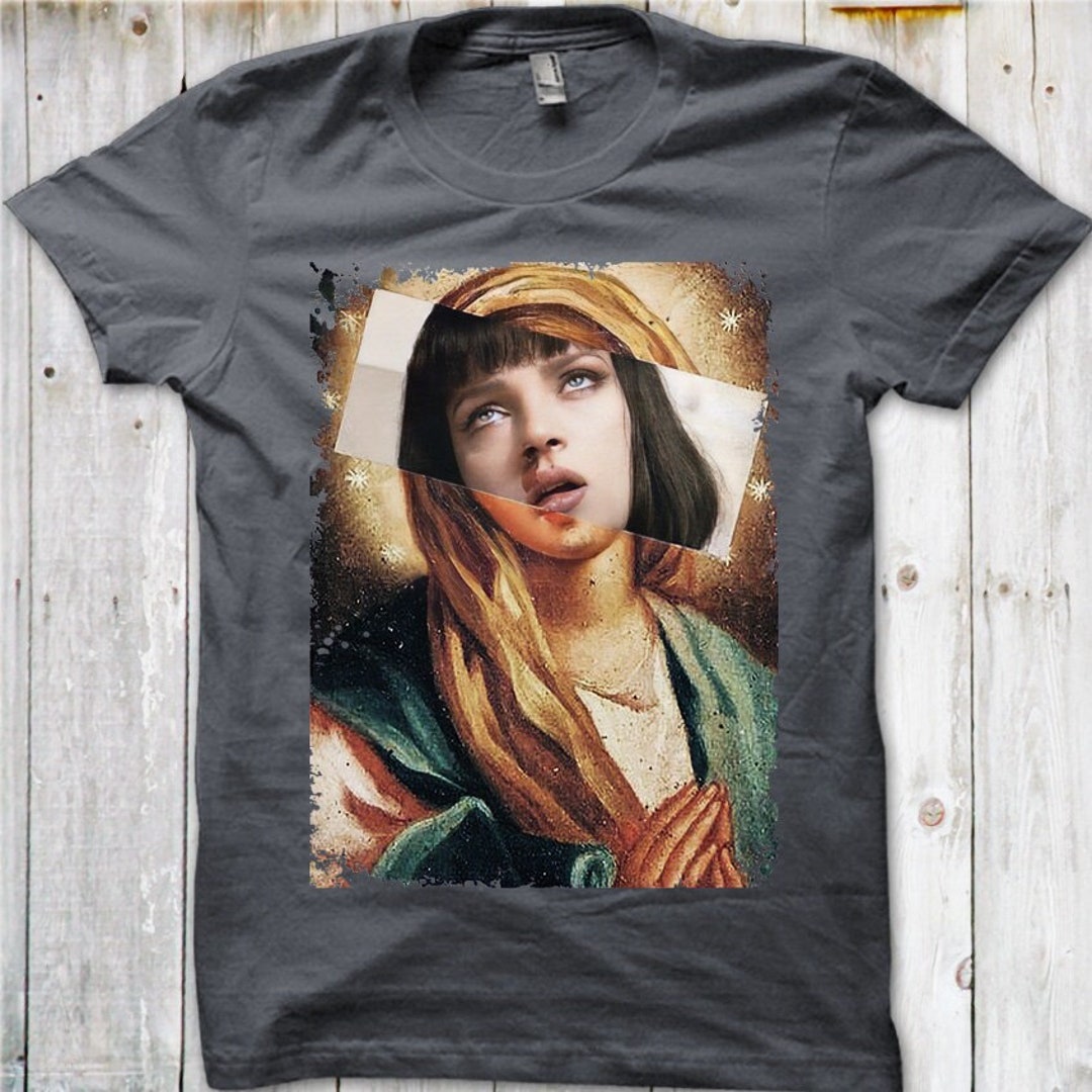 Pulp Fiction MIA Wallace Madonna Printed T shirt 9081 Etsy