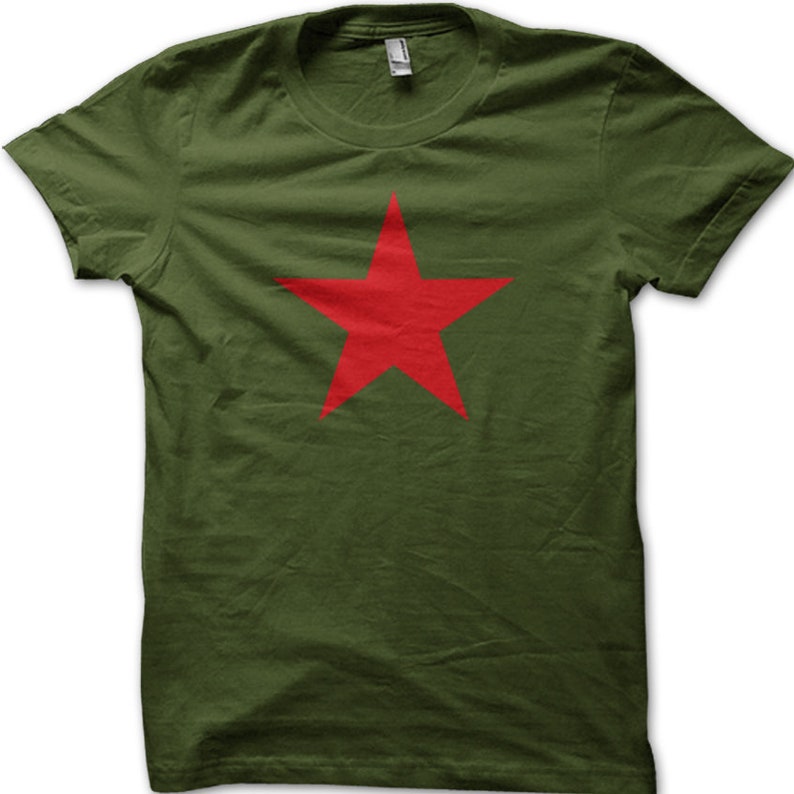 Red Star Soviet Che Guevara Revolution CCCP USSR RETRO t-shirt 9052 image 1