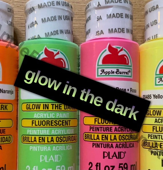 Shop Plaid Apple Barrel ® - Glow-In-The-Dark Yellow, 2 oz. - 20485 - 20485