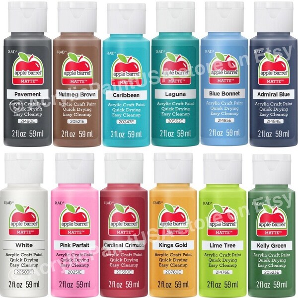 Apple Barrel Acrylic Paint Etsy