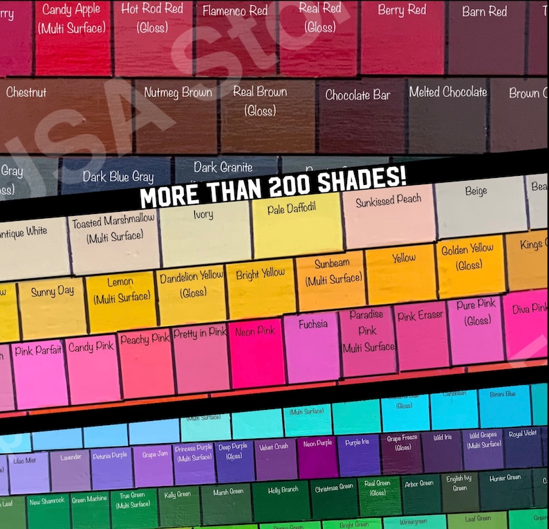 NEW Etsy Exclusive Apple Barrel Colors Chart. Digital Etsy