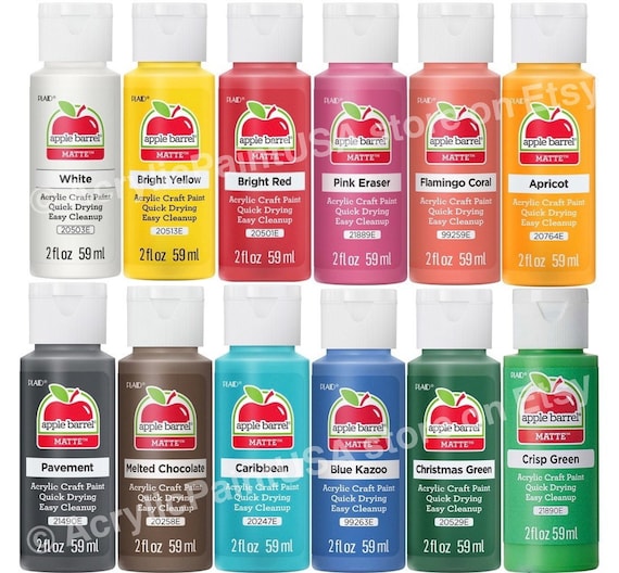 Apple Barrel Acrylic Paint in Assorted Colors (2-Ounce), 20529 Christmas  Green