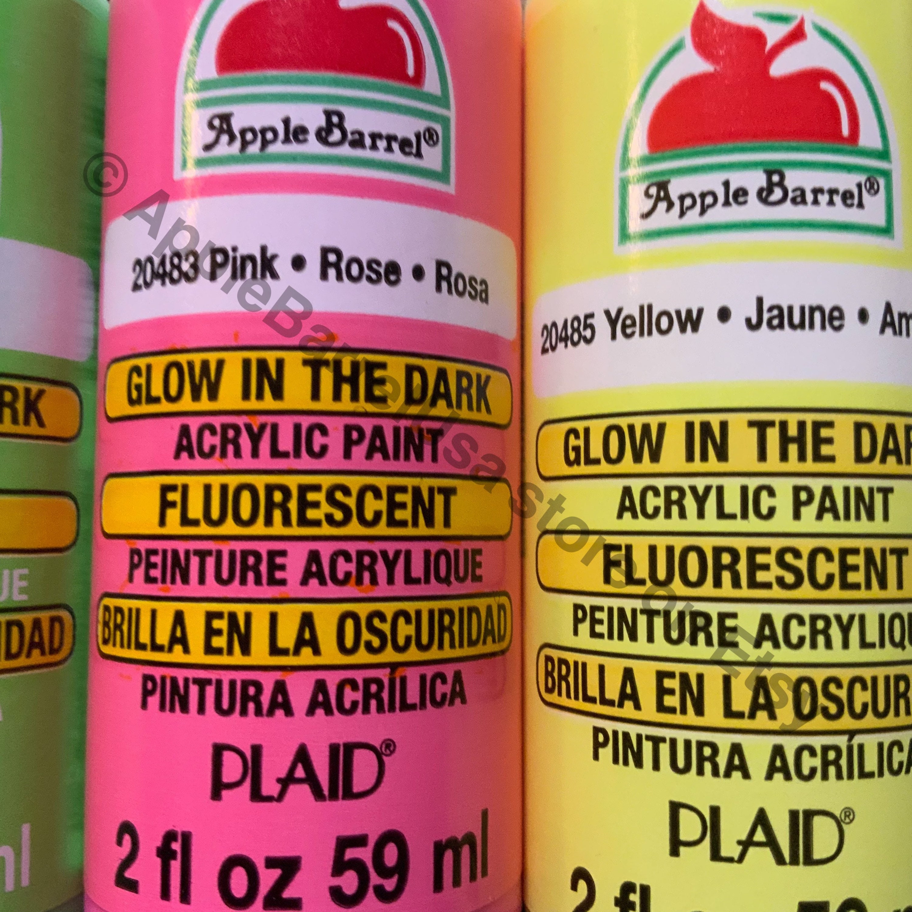 Apple Barrel ® Glow-in-the-dark 2 Oz Acrylic Paint. Buy More & Save on  Shipping 
