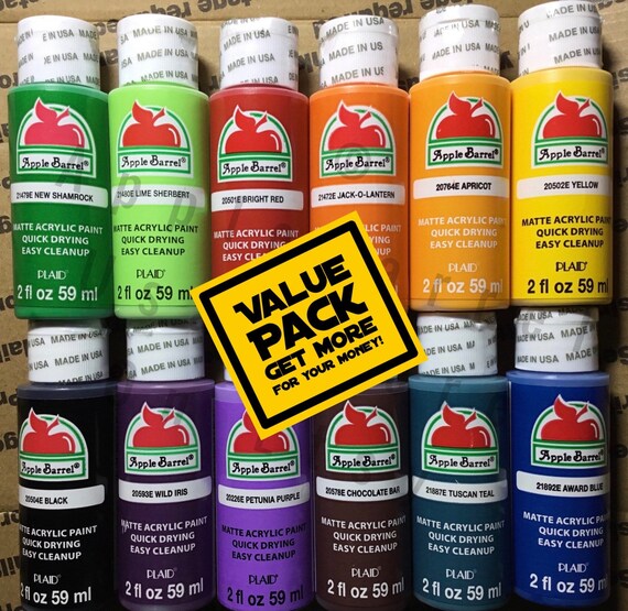 Decoart Crafter's Value Pack Acrylic 12pc, 2 Fl Oz (Pack of 12)