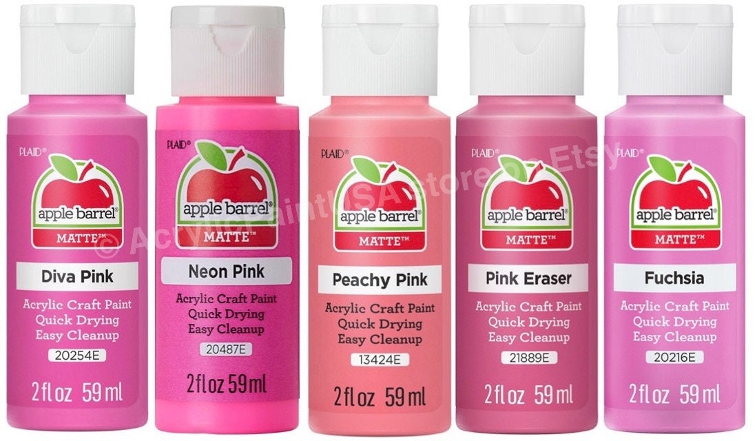 Apple Barrel Acrylic Paint in Assorted Colors (2 oz), 20216, Fuchsia – Pink  Dreams Unlimited