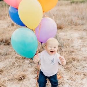 This Many Happy Birthday Tee Embroidery Shirt Custom Handmade hand holding up fingers image 6