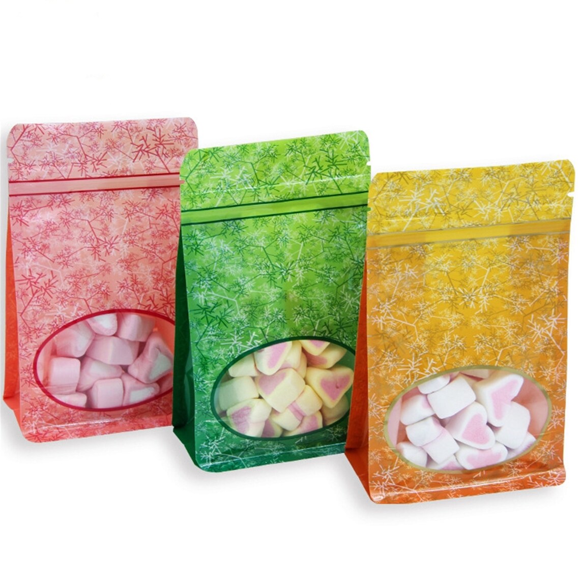 100PCS Multiple Size Resealable Bag Candy Bags With Window Etsy New Zealand