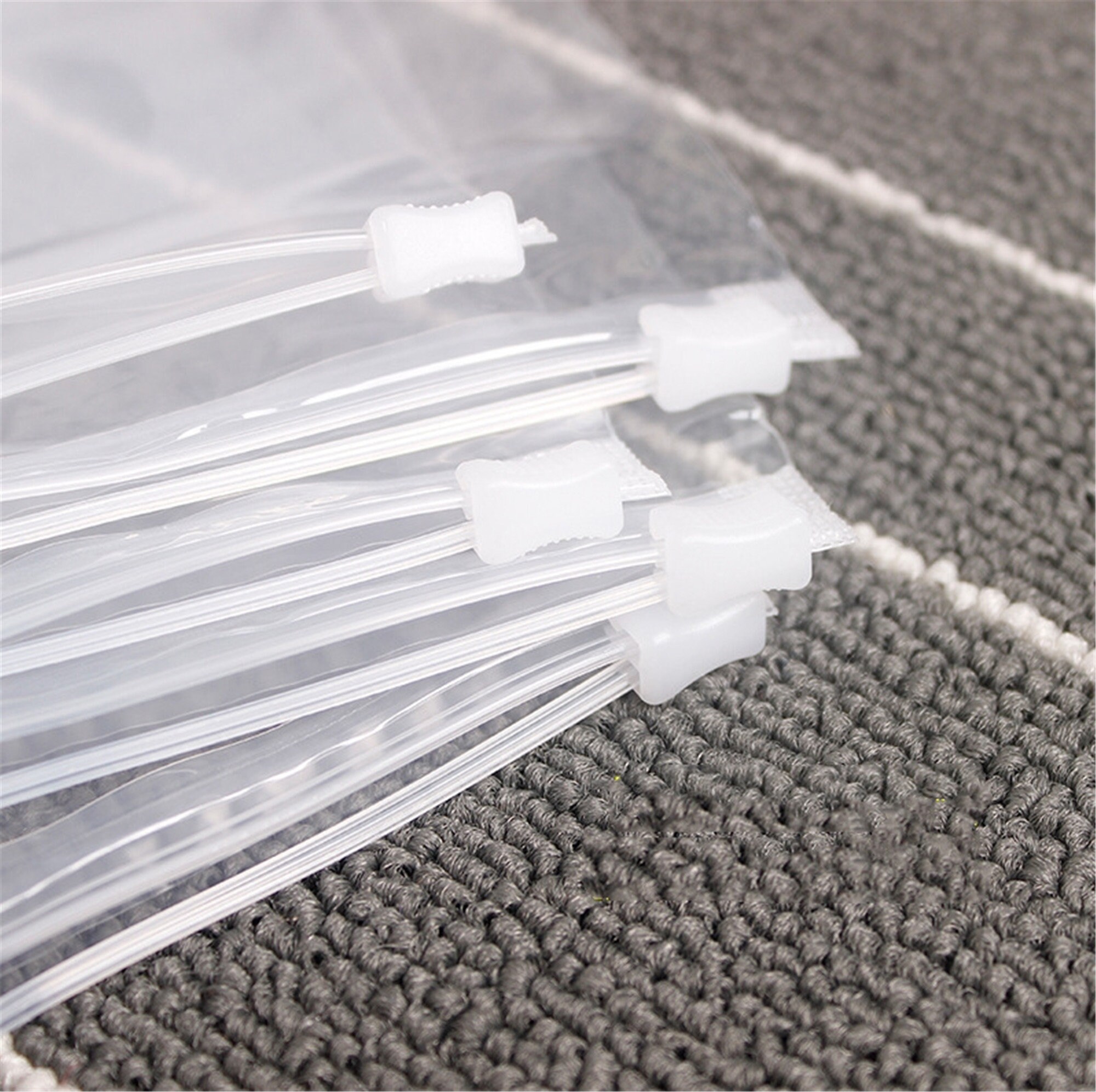 thumbnail image 2 of 200 Clear Poly Zip Bags – 2" X 2.7" (50x70mm) Small Reclosable Plastic Pouches For Storage Or Crafting 2 of 5
