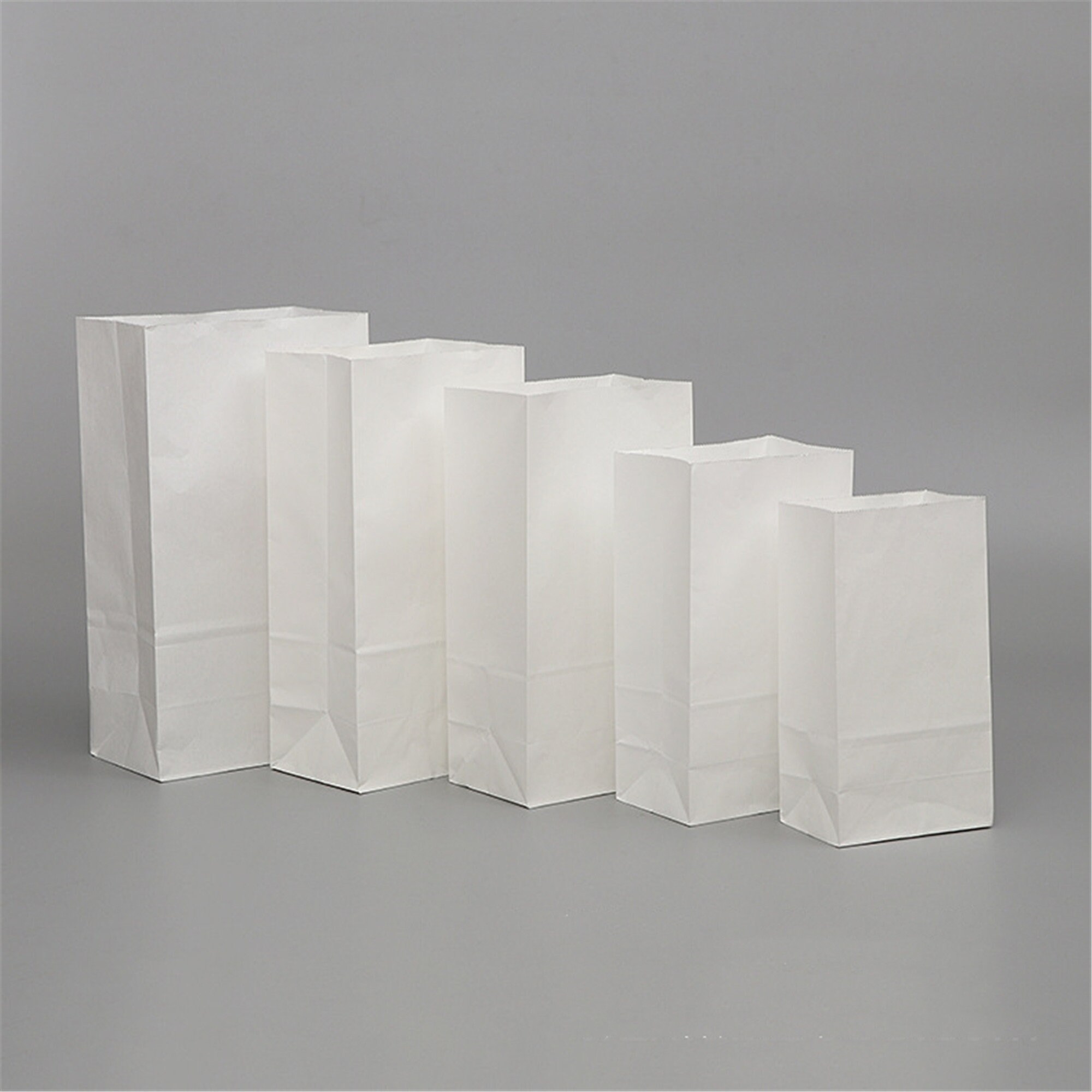 White Kraft Paper Bag Gift Wrap/ Coffee/ Herbal Tea/ Etsy