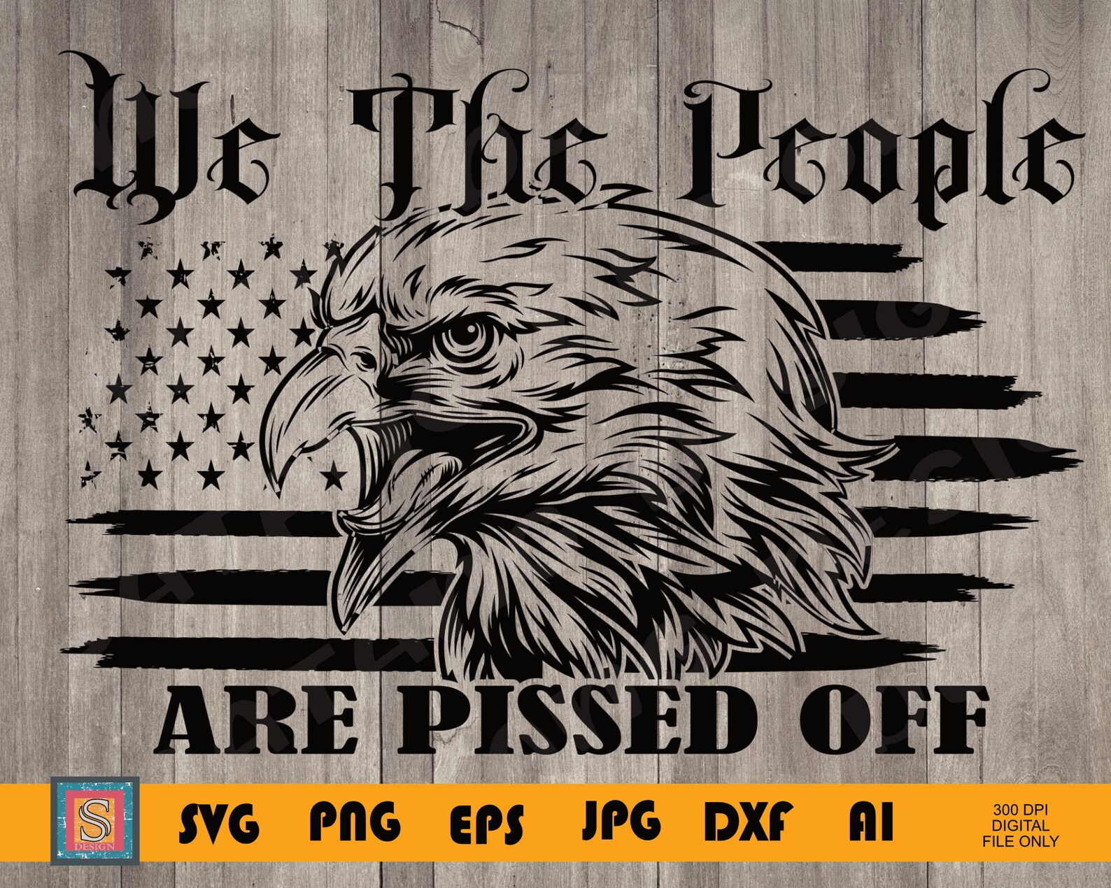 We The People SVG We The People are Pissed Off USA Flag 4th | Etsy