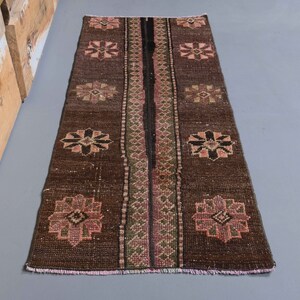 1&#39;8 x 4&#39;4 Ft Turkish Small Rug, Handmade Vintage Rug, Turkish Door Mat, 2x4 Rug, Entryway Rug, Kitchen Rug, Bathroom Rug, Turkish Rug 2x4