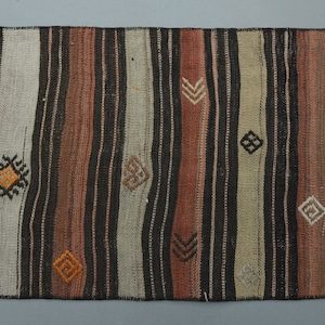 1&#39;6 x 1&#39;7 Ft Turkish Rug, Door Mat, Handmade Wool Rug, Small Rug, Entryway Rug, Kitchen Rug, Bathroom Rug, Front Mat, Home Decor, Bath Mat