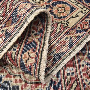 7&#39;9x11&#39;3 ft, HANDMADE OUSHAK AREA Rug, Red Color, Living Room Rug, Dining Room Rug, Bedroom Rug, Wool Rug, Woven Turkish Rug, Vintage Rug